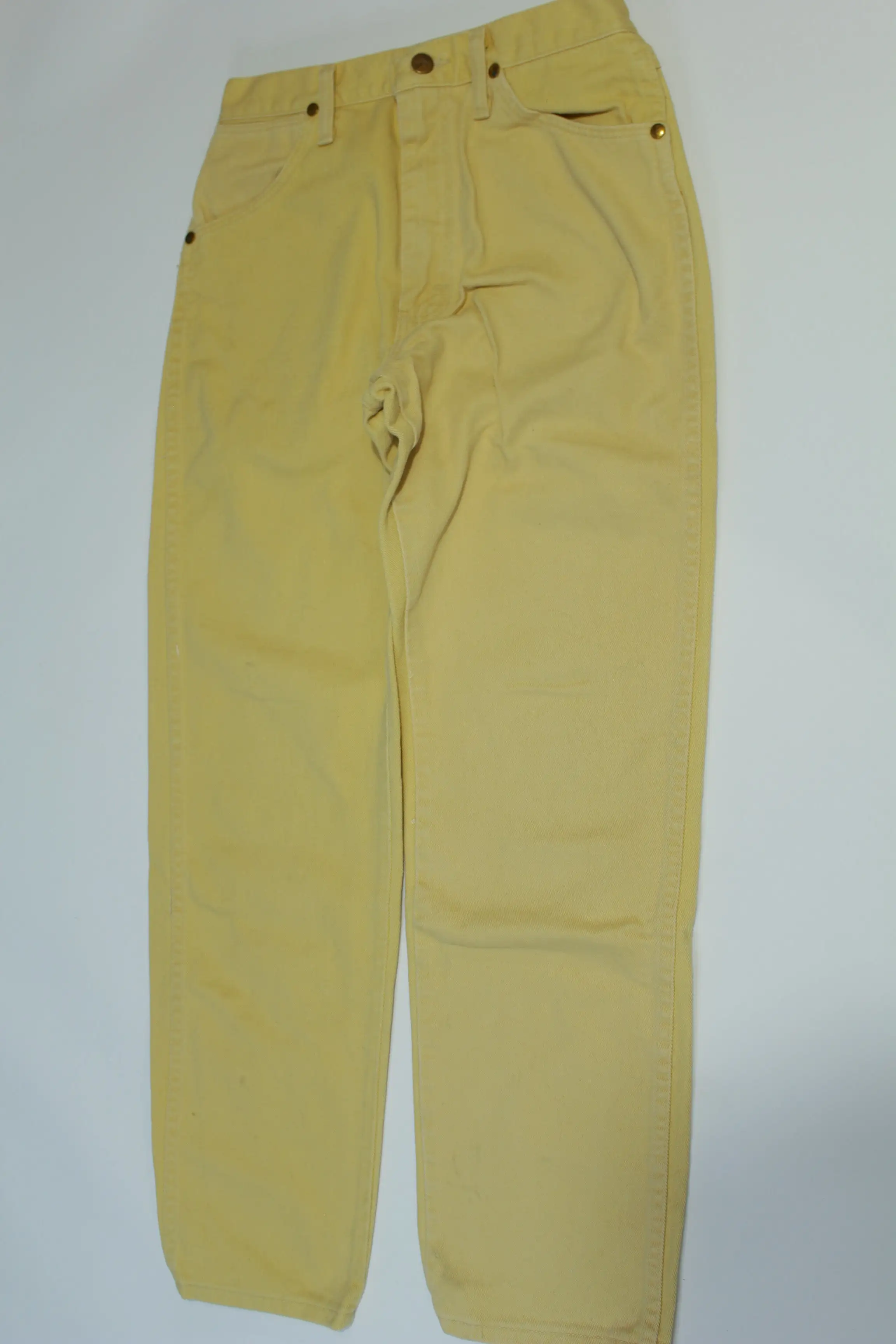 Wrangler Pro Rodeo Vintage 90's 14MWZWE Made in USA Yellow Cream Jeans