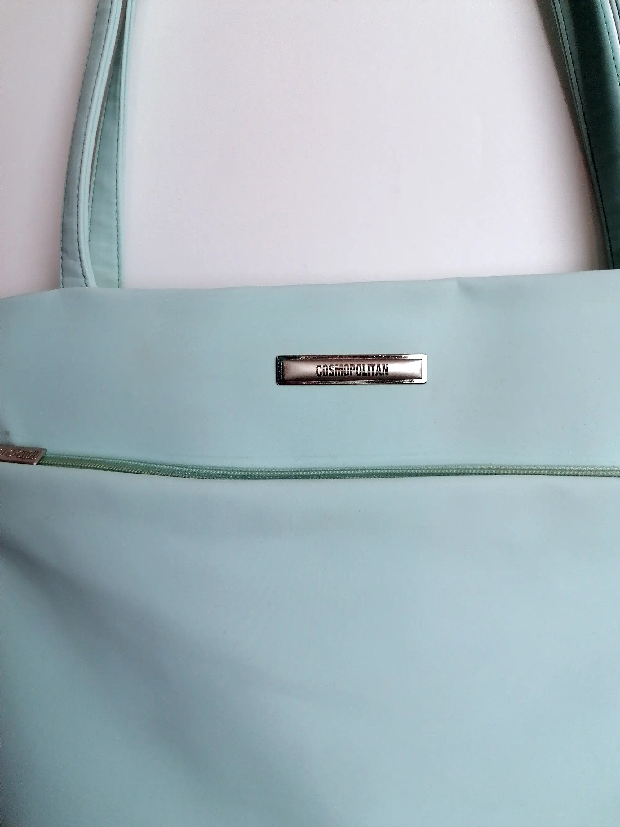 Y2K COSMOPOLITAN Tote Bag Pastel Blue