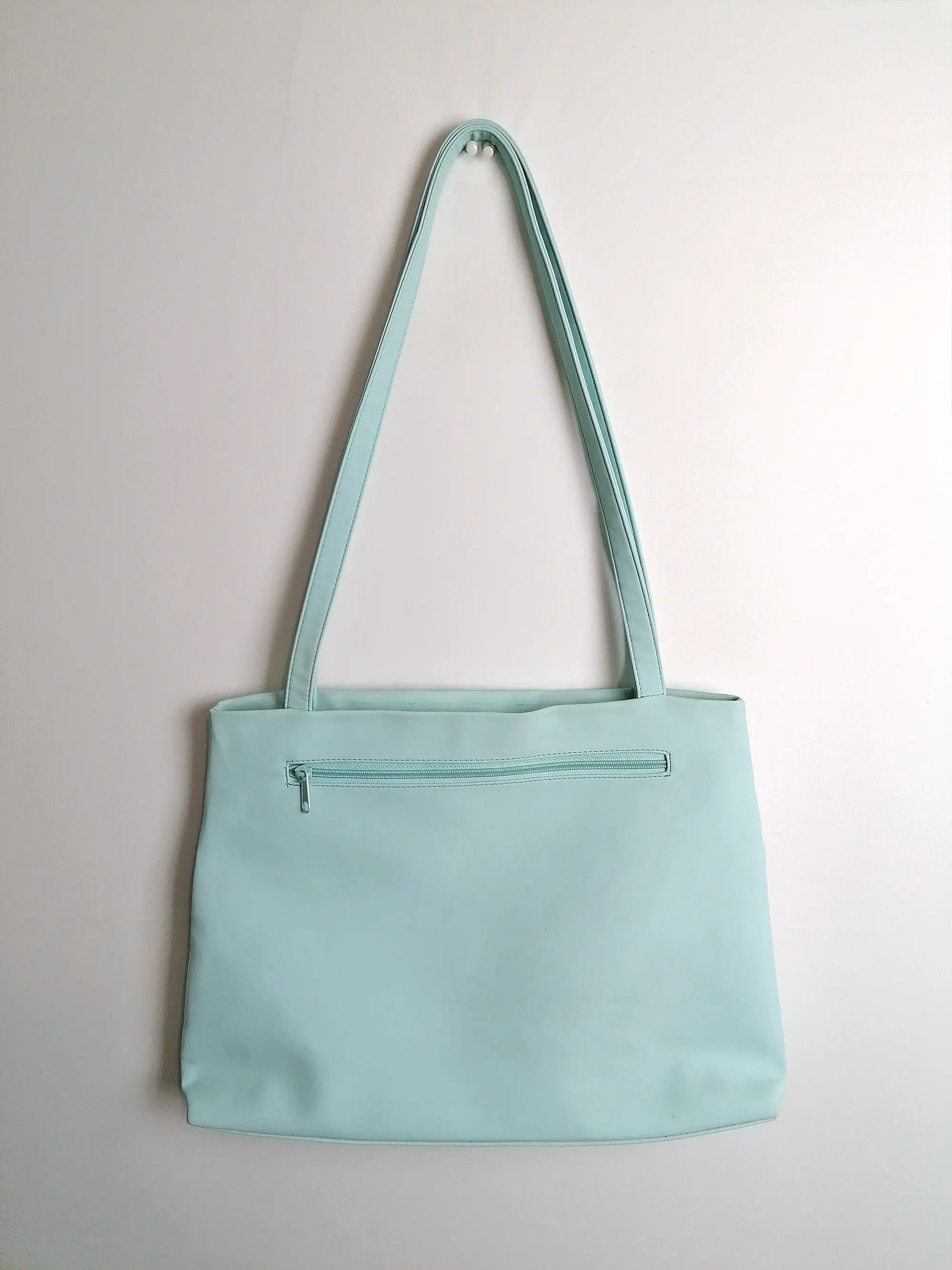 Y2K COSMOPOLITAN Tote Bag Pastel Blue