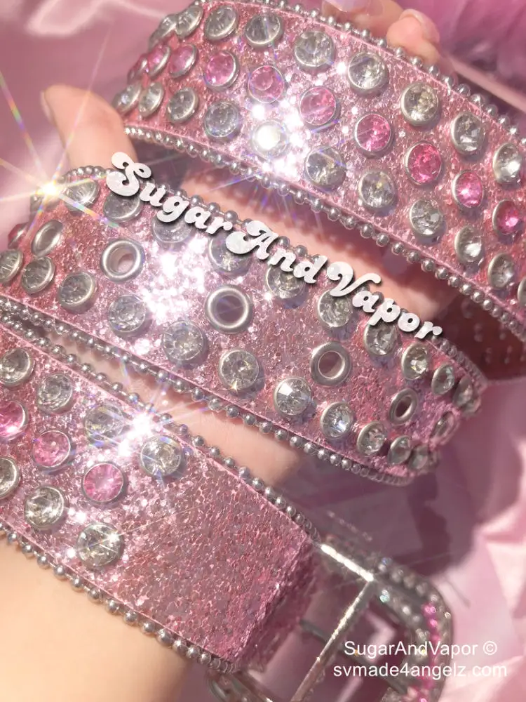 Y2K Glitters Rhinestones Belt