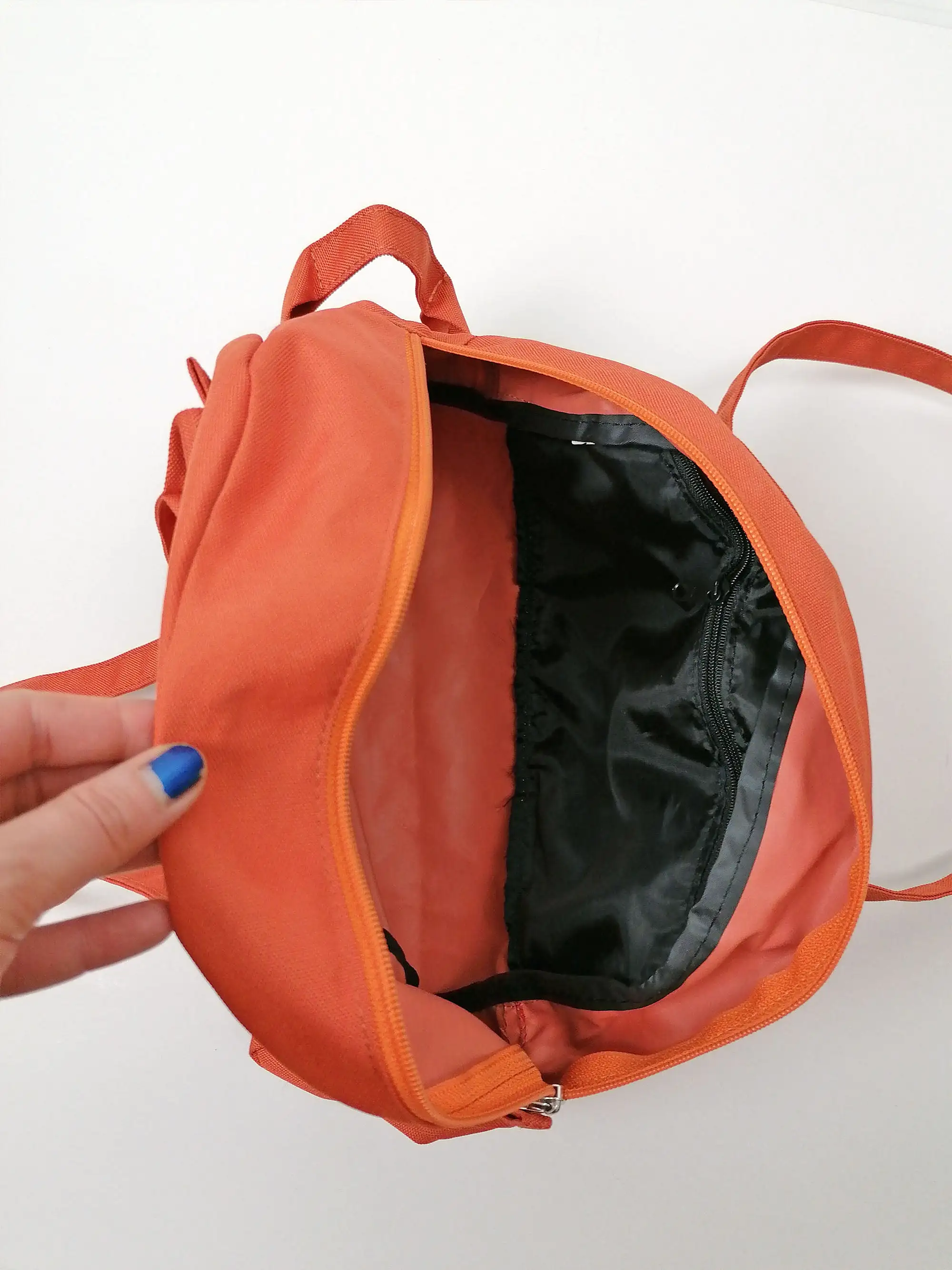 Y2K Small Nylon Bag Burnt Orange