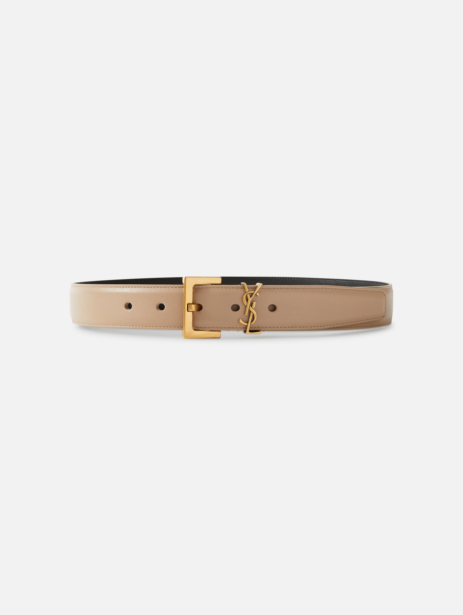 YSL 3CM Logo Belt